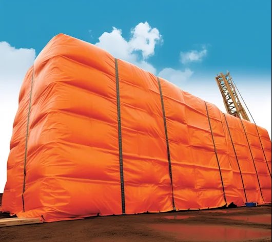Heavy duty construction tarp