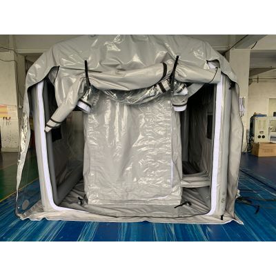 Inflatable Spray Paint Booth Portable PVC Dust-Free Tent for Automotive DIY