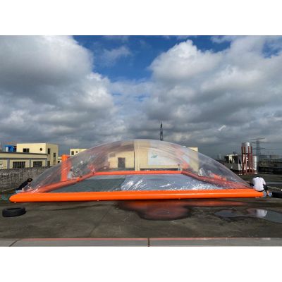 Continuous inflation Pool Cover Pool Enclosure