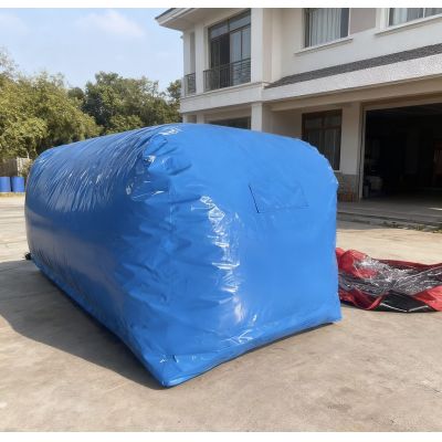 5.5M Blue Inflatable Outdoor Car Cover
