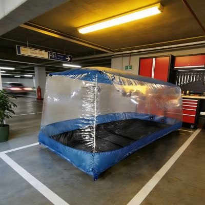 Advanced Transparent PVC Inflatable Car Capsule