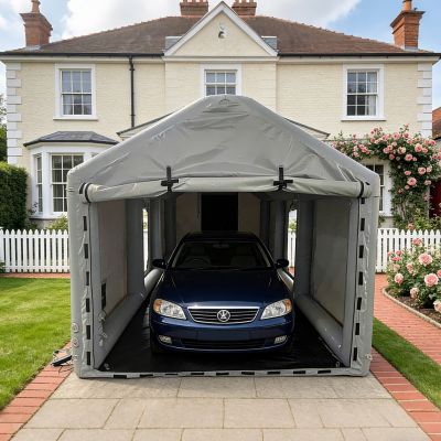 5×2.3×2.1M Grey Airtight Car Tent