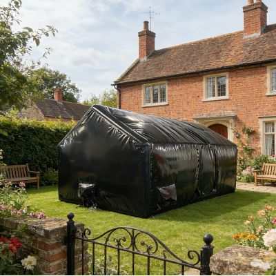 Customizable 5x2.8x2.2M Black Airtight Inflatable Car Tent