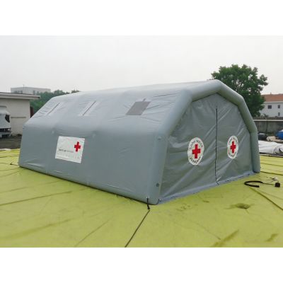 Gray Inflatable Rescue Tent Emergency Shelter