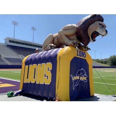 Inflatable Lion Mascot Entrance