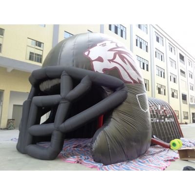 Faith Chargers Inflatable Football Helmet Tunnel