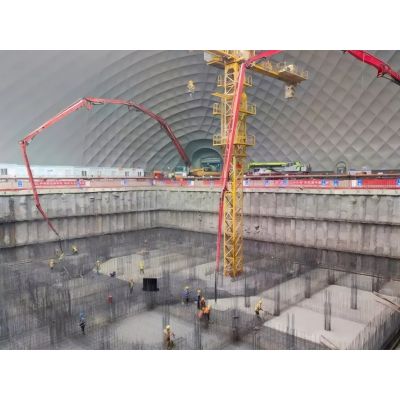 Foundation Pit Air Dome Project  Air-Supported Structure