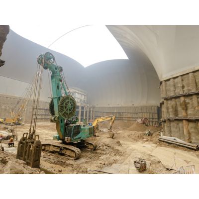 Smart Foundation Pit Air Dome for Fast Construction