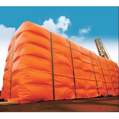Heavy duty construction tarp