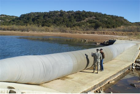 Inflatable vs Sandbags flood control